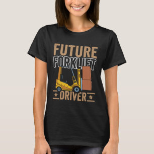 Framtida gaffeltrucksoperatörslager för gaffeldriv t shirt
