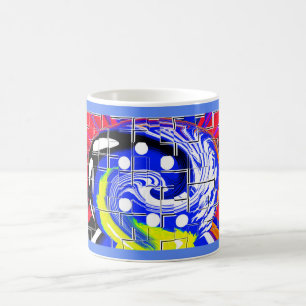 Framtida galaxy karta kaffemugg
