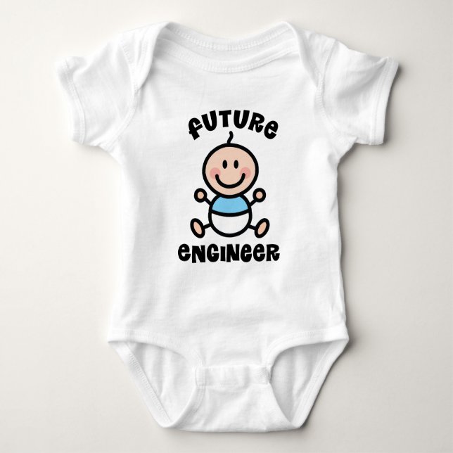 Framtida gåva från Ingenjör Baby Tee Shirt (Framsida)