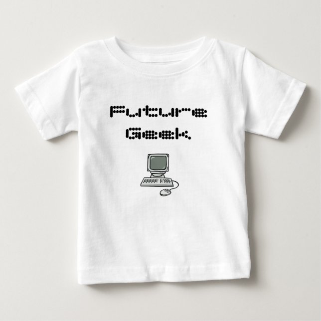 Framtida Geek Tee Shirt (Framsida)