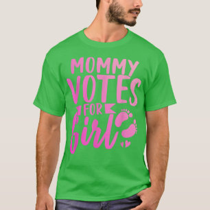 Framtida Gender för babykläder i Mamma Team Girl B T Shirt