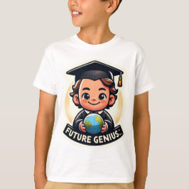 Framtida Genius " Back to school" Pun T Shirt