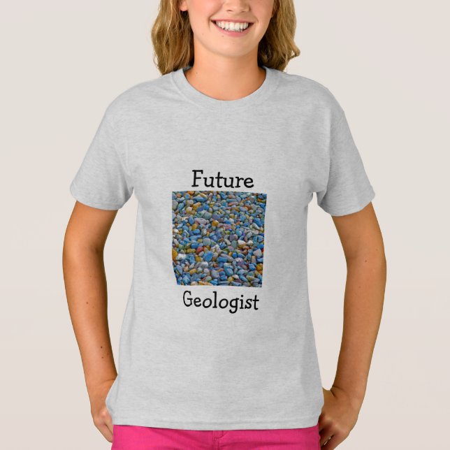 Framtida geolog tee shirt (Framsida)