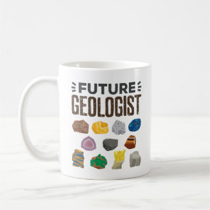 Framtida geologer Geolog Sten Gems Kaffemugg