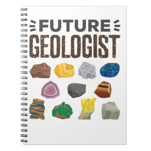 Framtida geologiska Stenar Anteckningsbok