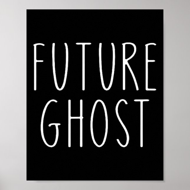 Framtida Ghost Diy Halloween Costume Poster (Framsidan)