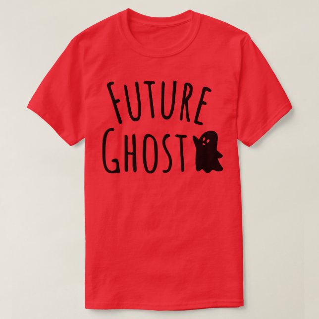 Framtida Ghost Funny Spooky Cute T Shirt (Design framsida)