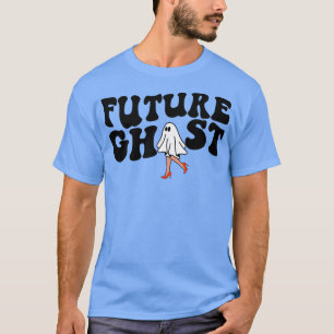 Framtida Ghost Funny Women's Halloween Theme Retro T Shirt
