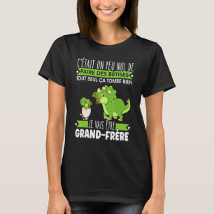 Framtida gift Big Brother-meddelande - Dinosaur Gi T Shirt