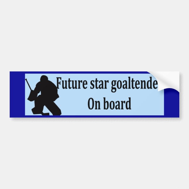 Framtida Goaltender Bildekal (Framsidan)
