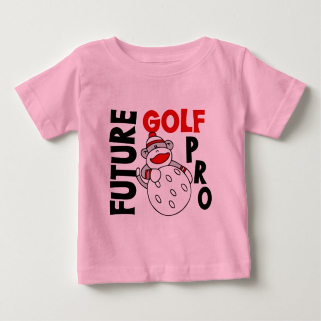 Framtida Golf Pro Sock monkey Tee (Framsida)