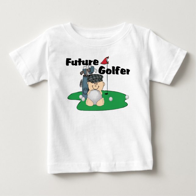 Framtida golfare tee shirt (Framsida)