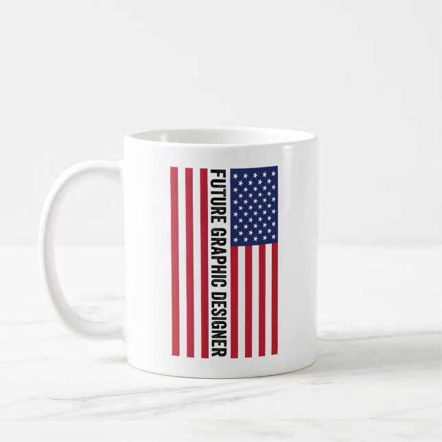 Framtida grafikdesigner kaffemugg (Vänster)