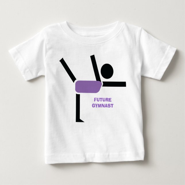 Framtida gymnastik, gymnastik, anpassningsbar t-shirt (Framsida)