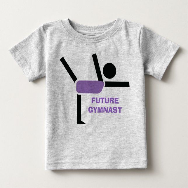 Framtida gymnastik, gymnastik, anpassningsbar tee (Framsida)