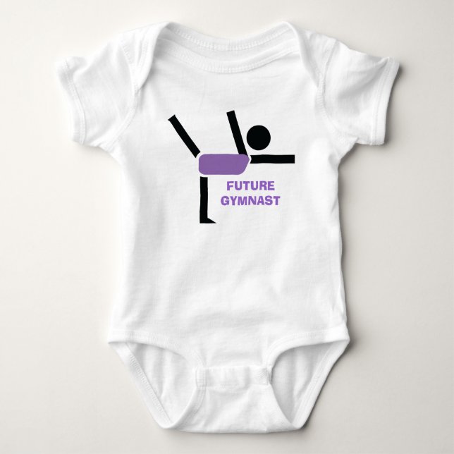 Framtida gymnastik, gymnastik, anpassningsbar tee shirt (Framsida)