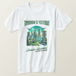 Framtida hållbar stadsplanering. t shirt