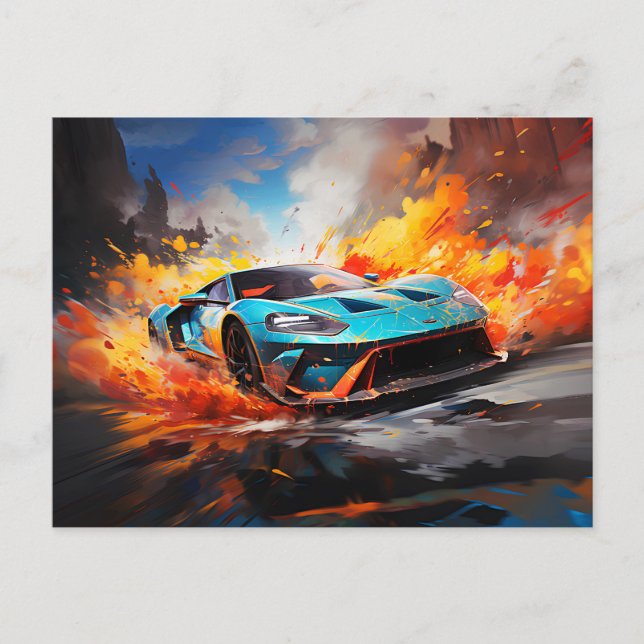 Framtida hastighet vykort (Framsida)