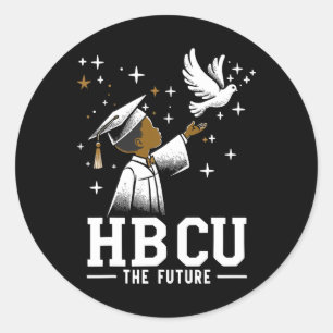Framtida Hbcu-examen Historia Svart Högskola Ungdo Runt Klistermärke