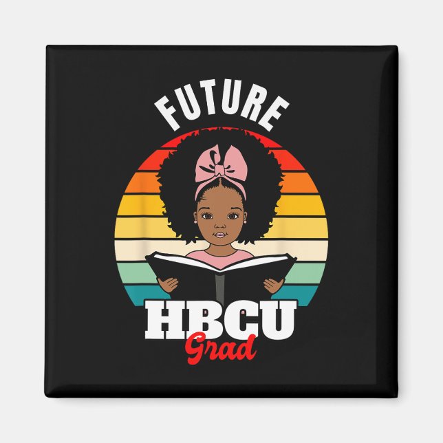 Framtida Hbcu Grad African Black History Månad Magnet (Framsidan)