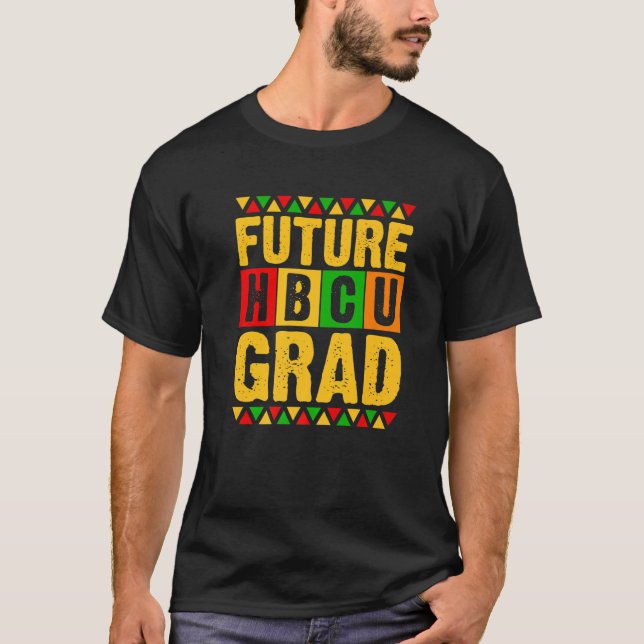 Framtida HBCU Grad Girl Studenten HBCU Future Stud T Shirt (Framsida)