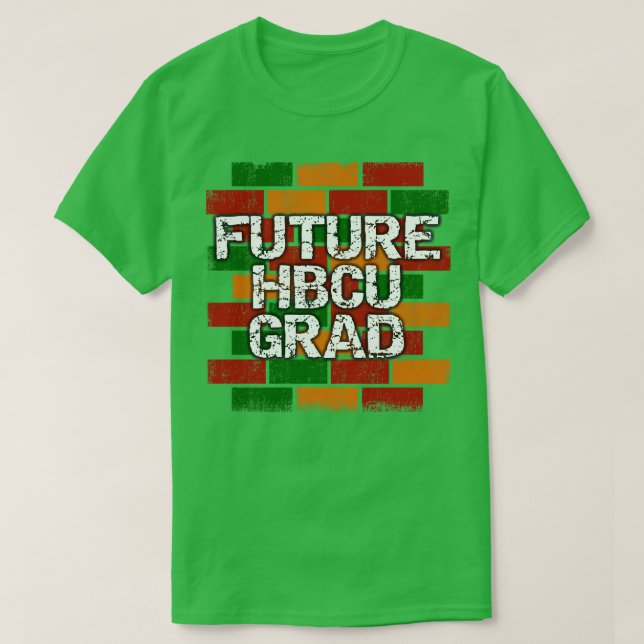 Framtida HBCU Grad Graffiti T Shirt (Design framsida)