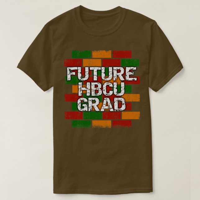 Framtida HBCU Grad Graffiti T Shirt (Design framsida)