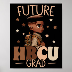 Framtida Hbcu Grad History Black Boy Studenten Hbc Poster