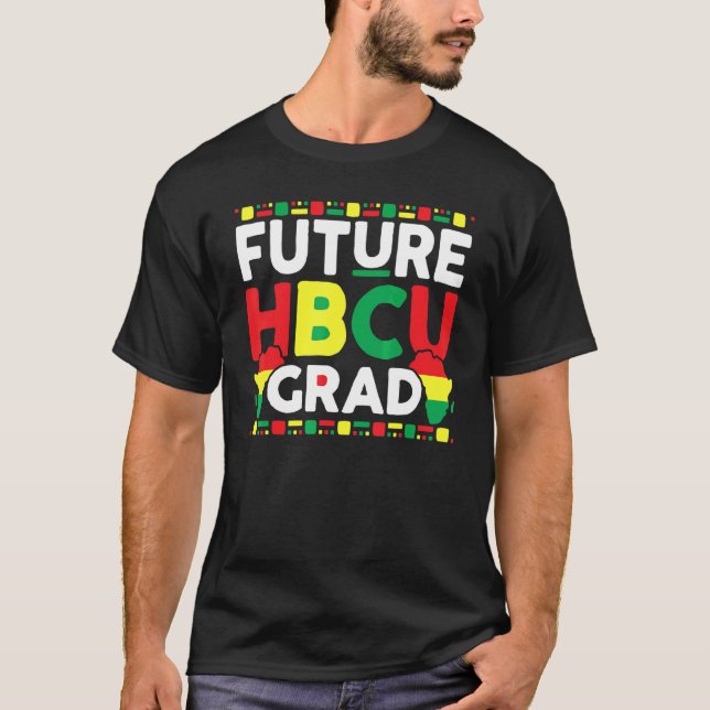 Framtida Hbcu Grad History Black College Manar Wom T Shirt (Framsida)