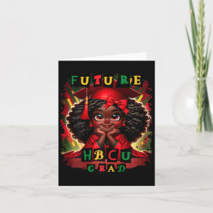 Framtida Hbcu Grad History Black Girl Studenten Hb Kort