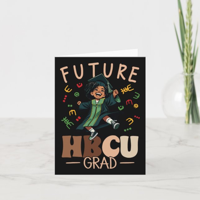 Framtida Hbcu Grad History Black Studenten Hbcu Kort (Framsida)
