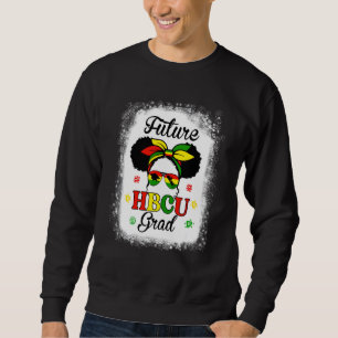 Framtida Hbcu Grad Kids Girl Black College Apparel Lång Ärmad Tröja