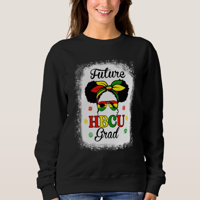Framtida Hbcu Grad Kids Girl Black College Apparel T Shirt (Framsida)