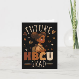 Framtida Hbcu Grad Shirt - Afro Black Girl Graduat Kort