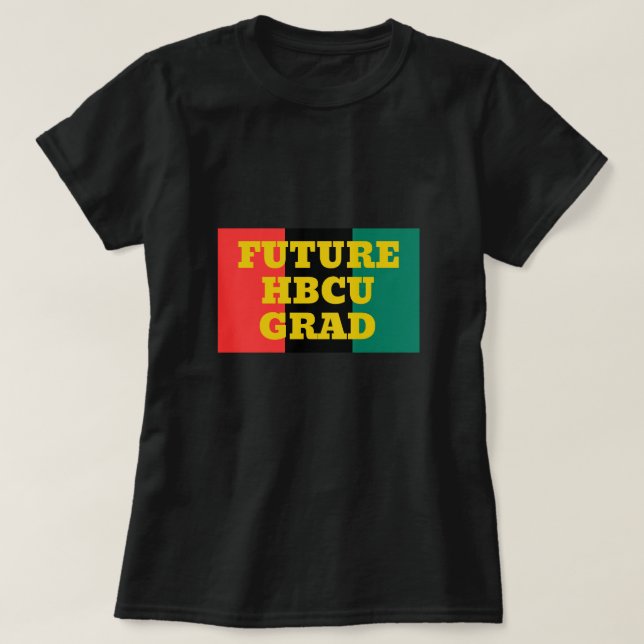 Framtida HBCU Grad T Shirt (Design framsida)
