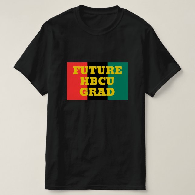 Framtida HBCU Grad T Shirt (Design framsida)