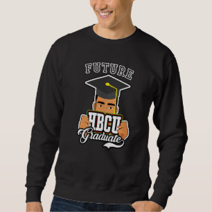 Framtida Hbcu Student African American College Boy Lång Ärmad Tröja