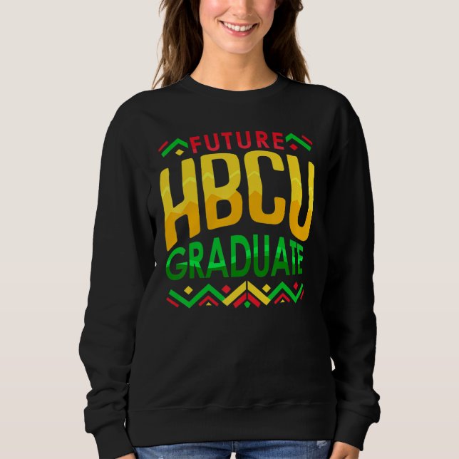 Framtida HBCU Student Black och Educated Lycklig G T Shirt (Framsida)