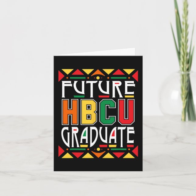 Framtida Hbcu Student Historical Black Colleges Un Kort (Framsida)