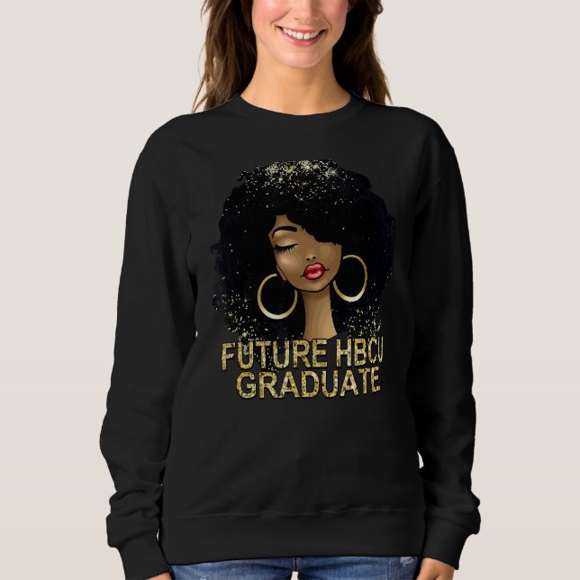 Framtida Hbcu Student Historical Black Colleges Un T Shirt (Framsida)