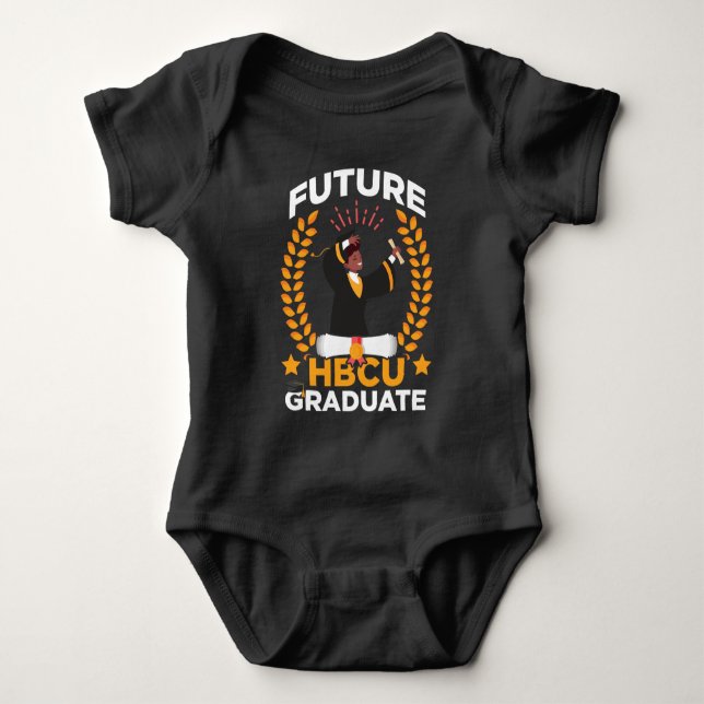 Framtida HBCU Studenten Black African Student T Shirt (Framsida)