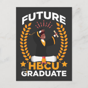 Framtida HBCU Studenten Black African Student Vykort