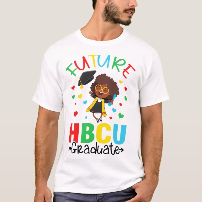 Framtida Hbcu-utexaminerad tjej Examen Hbcu Framti T Shirt (Framsida)