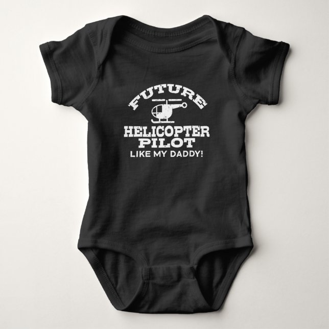 Framtida helikopterpilot tee shirt (Framsida)