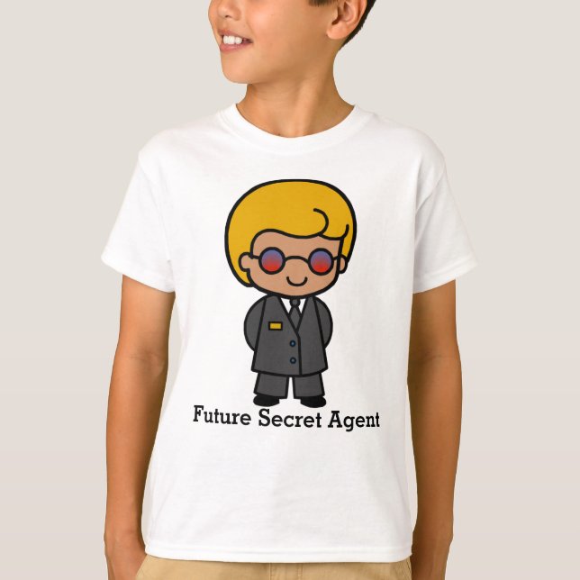 Framtida hemliga Agent Man T Shirt (Framsida)