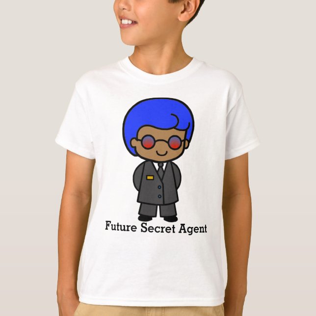 Framtida hemliga Agent Man T Shirt (Framsida)