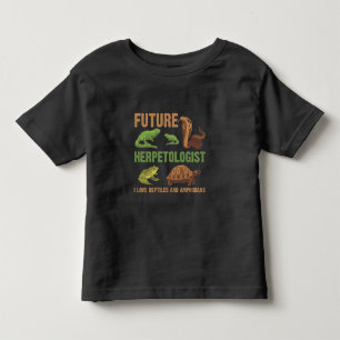 Framtida herpetolog Reptilafibians Fläkt Kid T Shirt