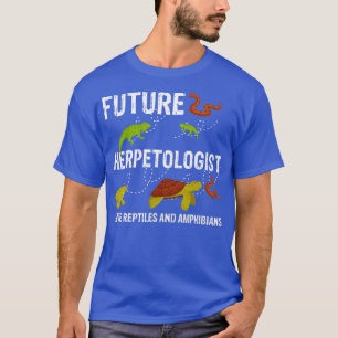 Framtida herpetologer Reptiles och Amphibians Biol T Shirt