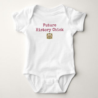 Framtida historiechickbaby tee shirt