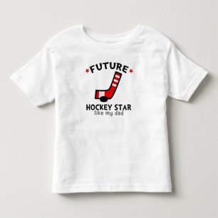 Framtida Hockey Star som min Pappa T-shirt